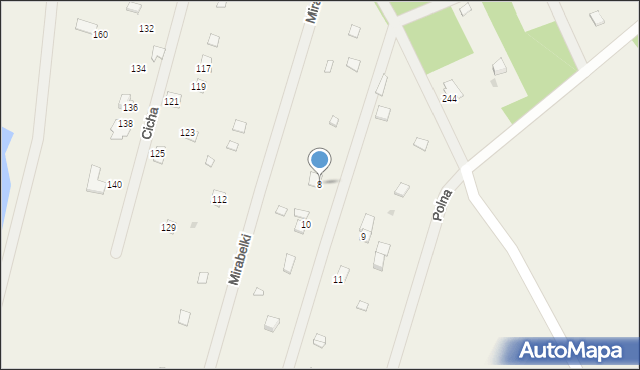 Ślubów, Mirabelki, 8, mapa Ślubów