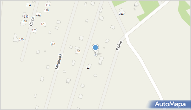 Ślubów, Mirabelki, 9, mapa Ślubów