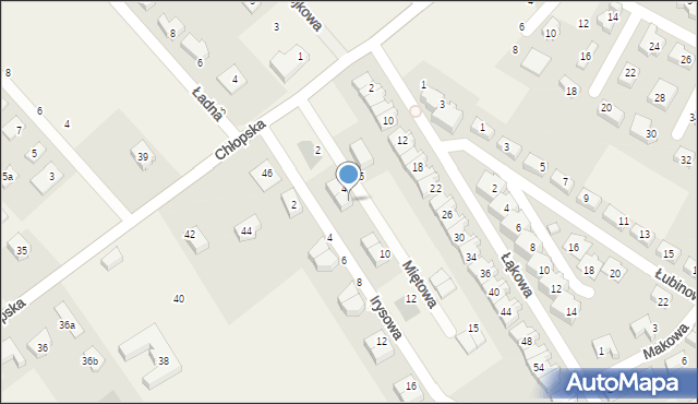 Smolec, Miętowa, 6, mapa Smolec