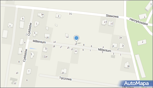 Sobolewo, Millenium, 10, mapa Sobolewo