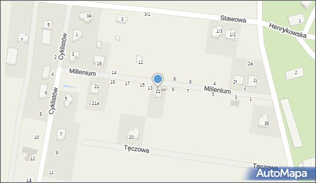 Sobolewo, Millenium, 11, mapa Sobolewo