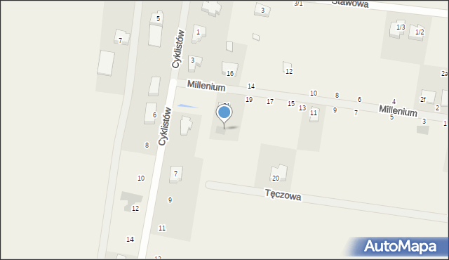 Sobolewo, Millenium, 21a, mapa Sobolewo