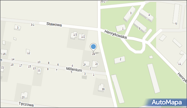 Sobolewo, Millenium, 2a, mapa Sobolewo