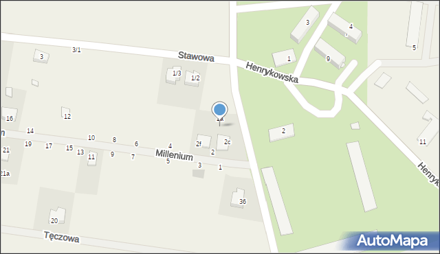 Sobolewo, Millenium, 2b, mapa Sobolewo