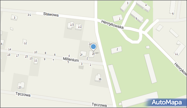 Sobolewo, Millenium, 2c, mapa Sobolewo