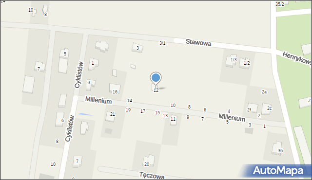 Sobolewo, Millenium, 12, mapa Sobolewo