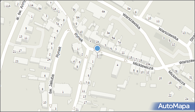 Sobótka, Mickiewicza Adama, 2, mapa Sobótka