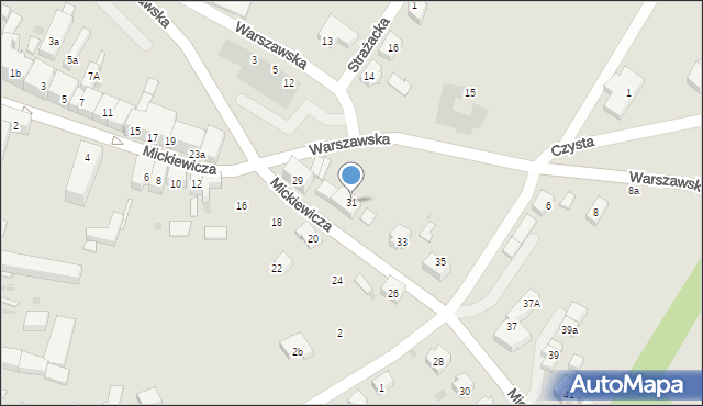 Sobótka, Mickiewicza Adama, 31, mapa Sobótka