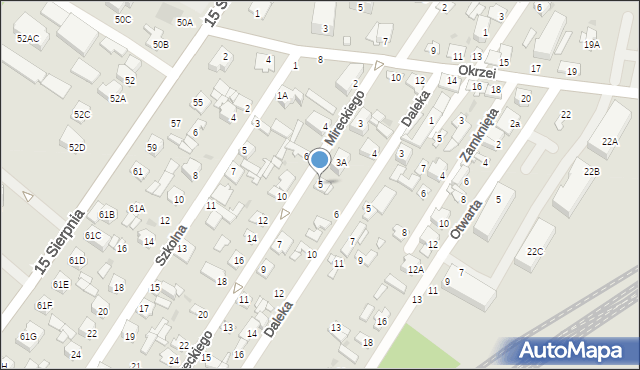 Sochaczew, Mireckiego Józefa, 5, mapa Sochaczew