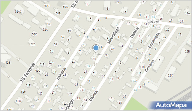 Sochaczew, Mireckiego Józefa, 8, mapa Sochaczew