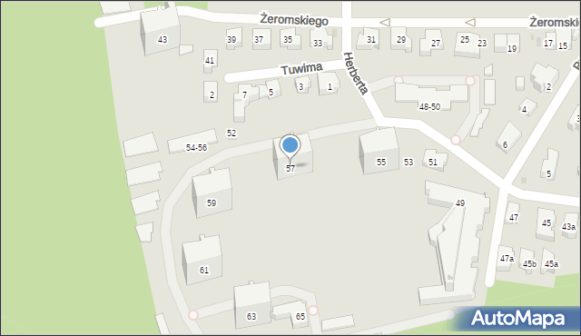 Sopot, Mickiewicza Adama, 57, mapa Sopotu