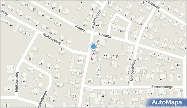 Środa Wielkopolska, Mickiewicza Adama, 29, mapa Środa Wielkopolska