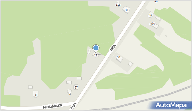 Stąporków, Miła, 29, mapa Stąporków