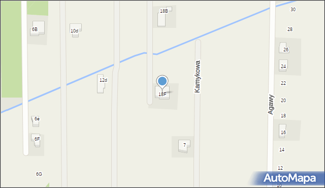 Stara Wieś, Miła, 18F, mapa Stara Wieś