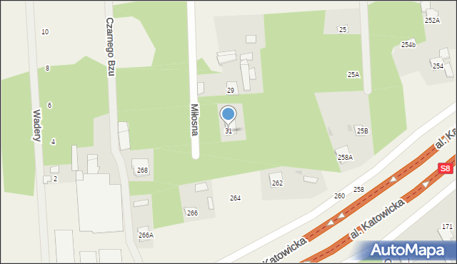 Stara Wieś, Miłosna, 31, mapa Stara Wieś