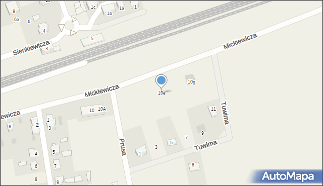 Stare Pole, Mickiewicza Adama, 10e, mapa Stare Pole