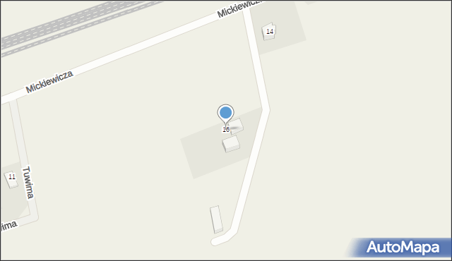 Stare Pole, Mickiewicza Adama, 16, mapa Stare Pole