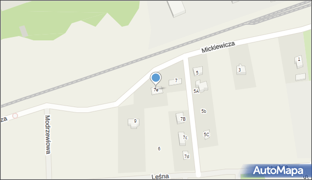 Stare Pole, Mickiewicza Adama, 7e, mapa Stare Pole