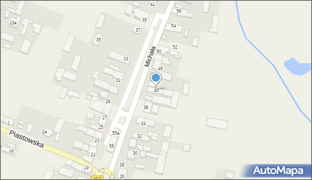 Stare Siołkowice, Michała, 40, mapa Stare Siołkowice