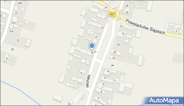 Stare Siołkowice, Michała, 9, mapa Stare Siołkowice