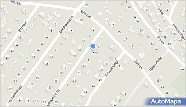 Stoczek Łukowski, Mickiewicza Adama, 5, mapa Stoczek Łukowski