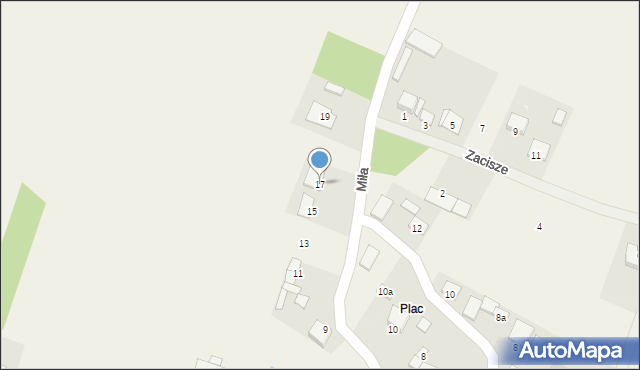 Strawczynek, Miła, 17, mapa Strawczynek