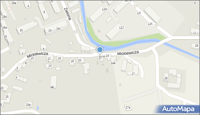 Stronie Śląskie, Mickiewicza Adama, 22, mapa Stronie Śląskie