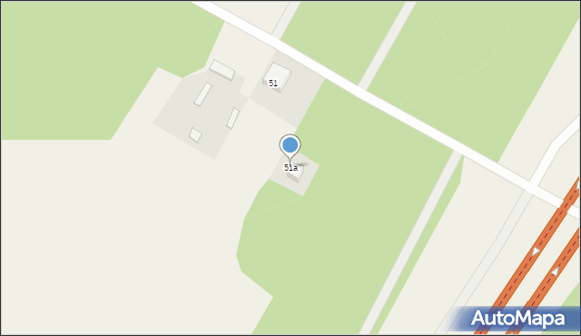 Strzegowo, Mickiewicza Adama, 51a, mapa Strzegowo