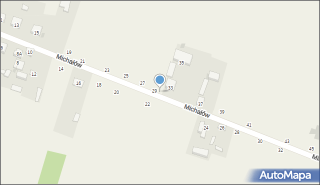 Strzelce Wielkie, Michałów, 31, mapa Strzelce Wielkie