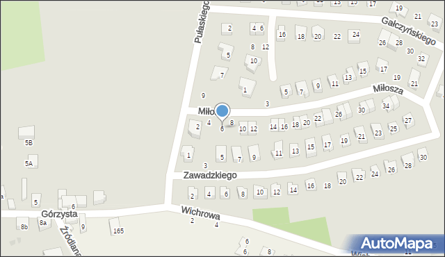 Strzelin, Miłosza Czesława, 6, mapa Strzelin