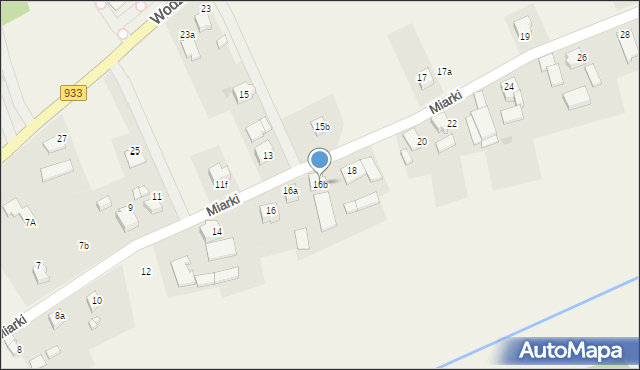Studzionka, Miarki Karola, 16b, mapa Studzionka