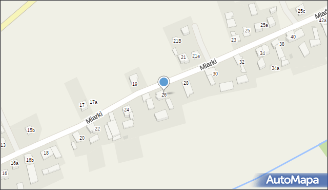 Studzionka, Miarki Karola, 26, mapa Studzionka