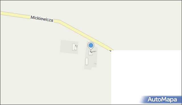 Stupsk, Mickiewicza Adama, 74, mapa Stupsk