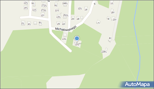 Sulistrowiczki, Michałowskiego Borysa, prof., 11/L, mapa Sulistrowiczki