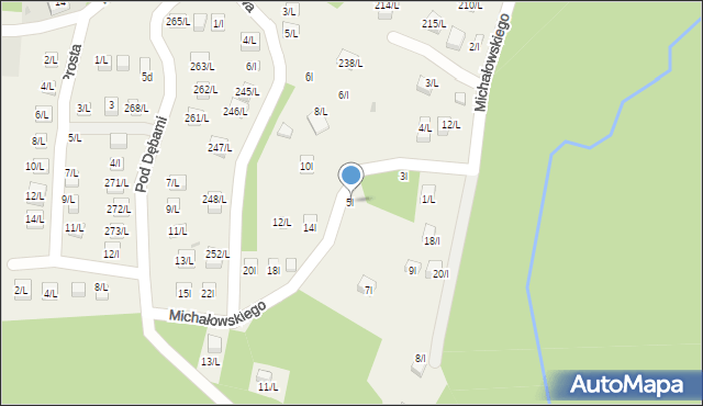 Sulistrowiczki, Michałowskiego Borysa, prof., 5l, mapa Sulistrowiczki