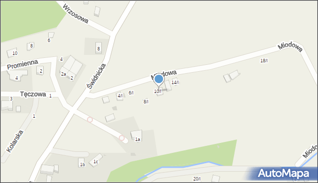 Sulistrowiczki, Miodowa, 10/l, mapa Sulistrowiczki
