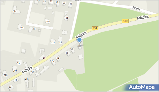 Sułów, Milicka, 60, mapa Sułów
