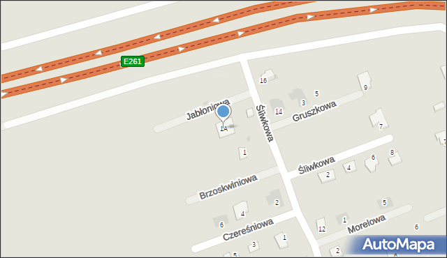 Świecie, Miodowa, 1A, mapa Świecie