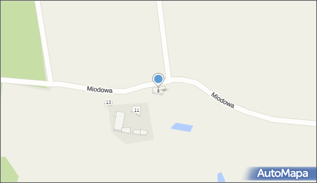 Święta, Miodowa, 9, mapa Święta