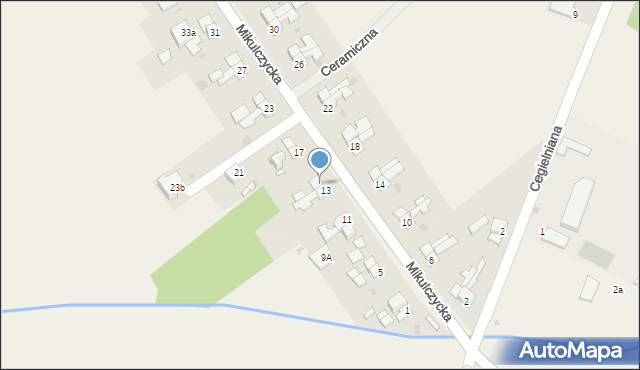 Świętoszowice, Mikulczycka, 15, mapa Świętoszowice