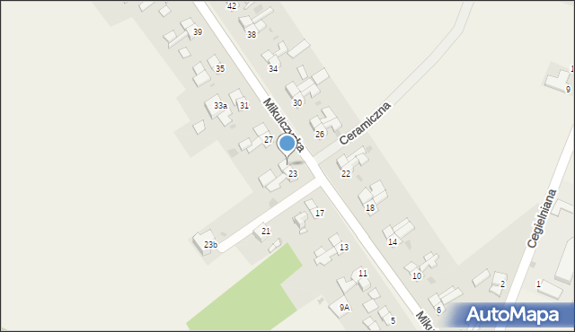 Świętoszowice, Mikulczycka, 25, mapa Świętoszowice