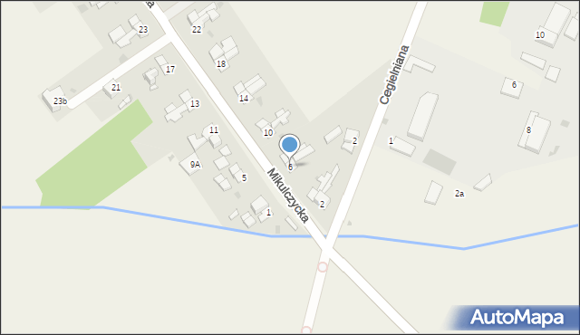 Świętoszowice, Mikulczycka, 6, mapa Świętoszowice