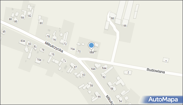 Świętoszowice, Mikulczycka, 68a, mapa Świętoszowice