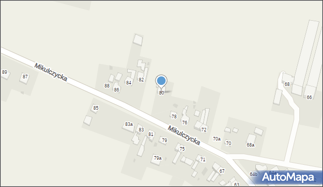 Świętoszowice, Mikulczycka, 80, mapa Świętoszowice