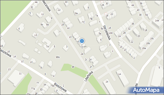 Świnoujście, Mieczowa, 2, mapa Świnoujście