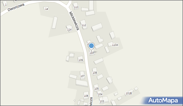 Sypniewo, Mickiewicza Adama, 110, mapa Sypniewo