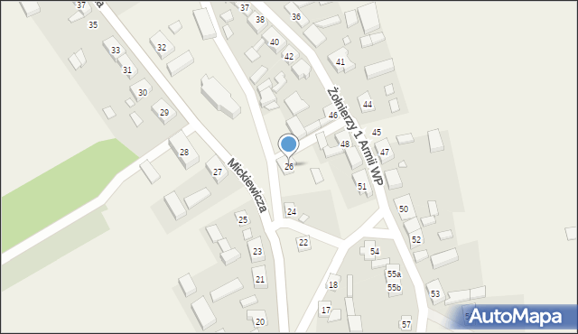 Sypniewo, Mickiewicza Adama, 26, mapa Sypniewo