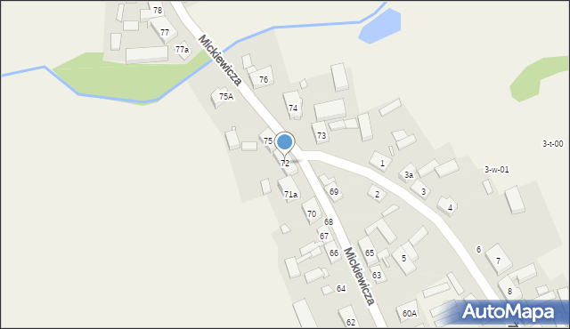 Sypniewo, Mickiewicza Adama, 72, mapa Sypniewo