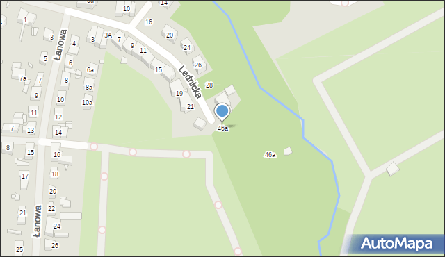 Szczecin, Mieszka I, 46a, mapa Szczecina