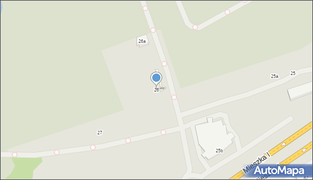 Szczecin, Mieszka I, 26, mapa Szczecina